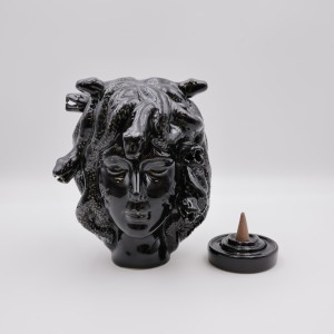 Medusa Snake head incense burner