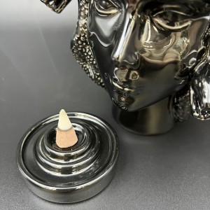 Medusa Snake head incense burner