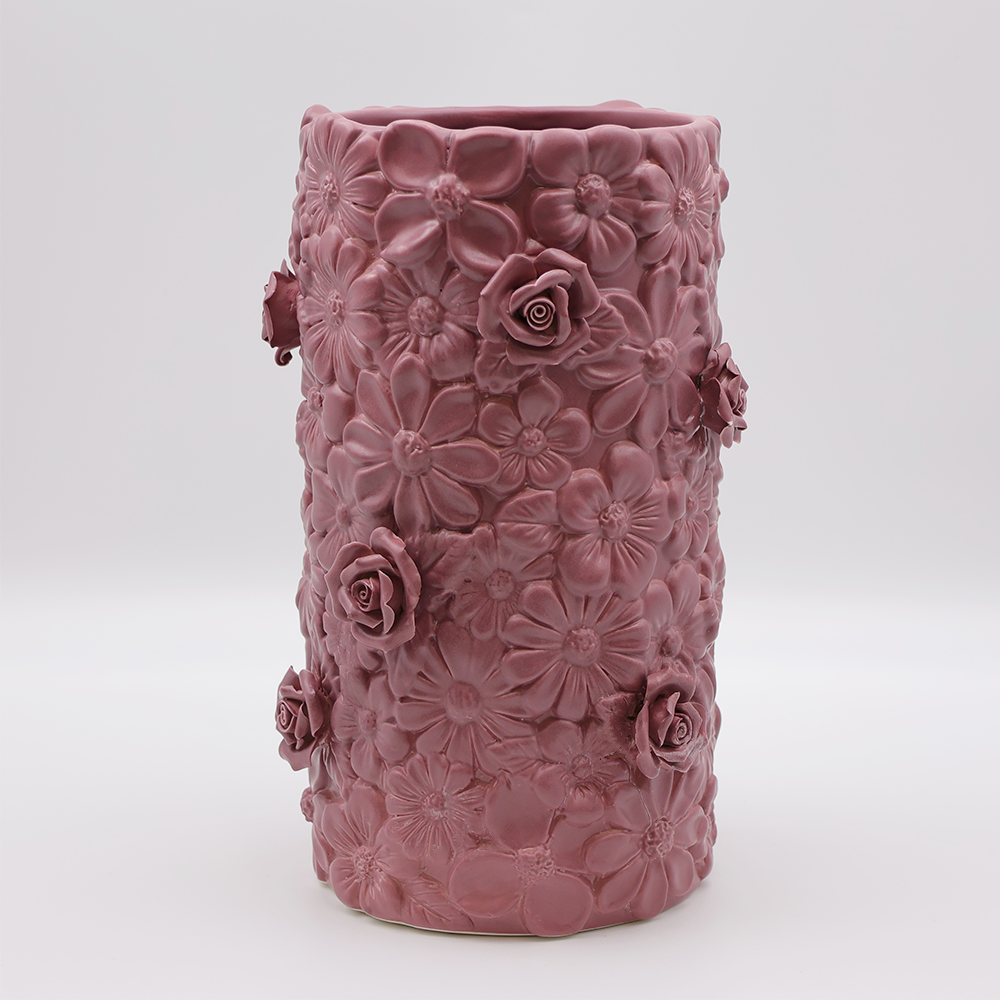 ceramic flower vase