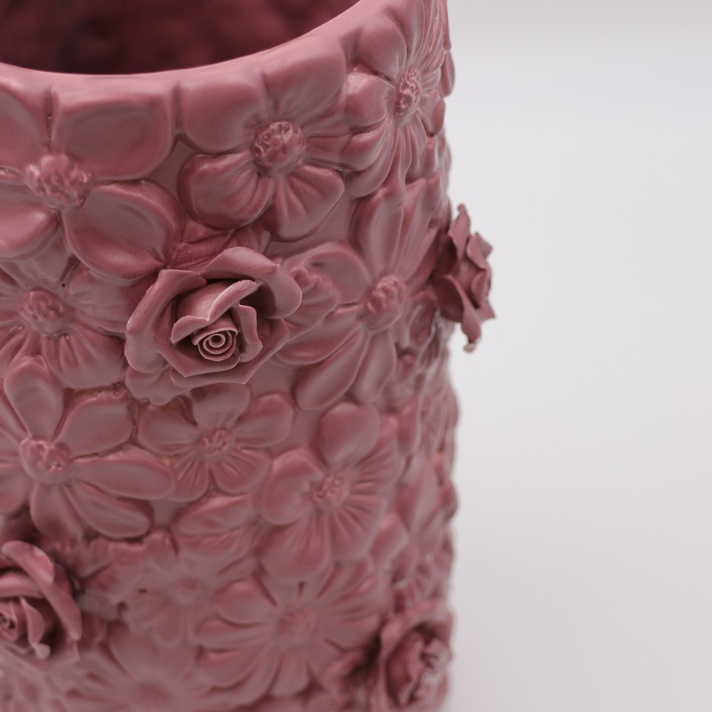 ceramic flower rose vase